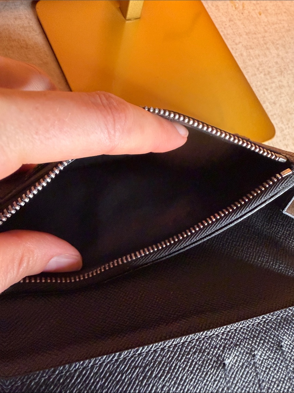 Louis Vuitton Black Damier Graphite Wallet - Picture 9 of 14